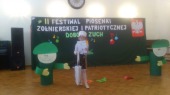 Zdjcie numer 1 z galerii: II Festiwal Piosenki onierskiej i Patriotycznej - Dobosz Zuch - nasza koleanka ucja zaja I miejsce - gratulujemy :)